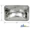 A & I Products Lamps, Sealed Beam, Halogen, 12 Volt 6.5" x4.7" x5" A-28A125 - alternate 1